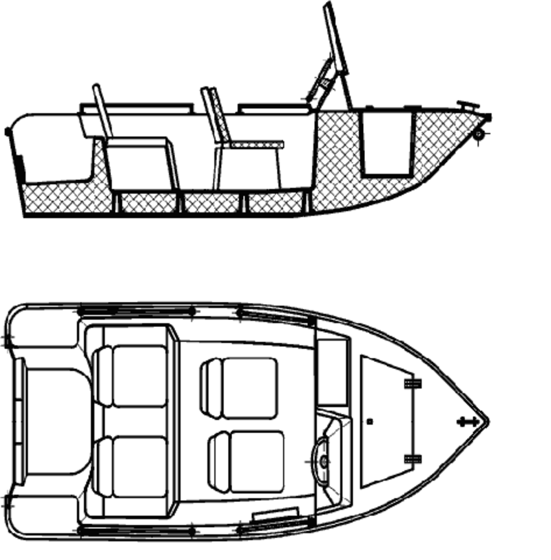 Моторная лодка  3